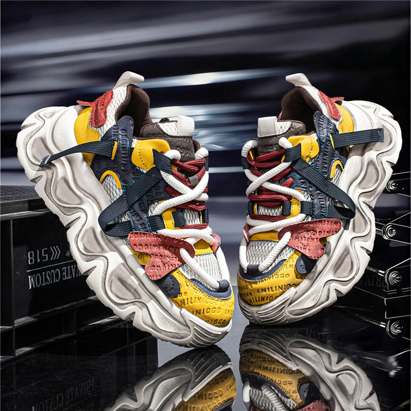 Mens Breathable Casual Dad Shoes