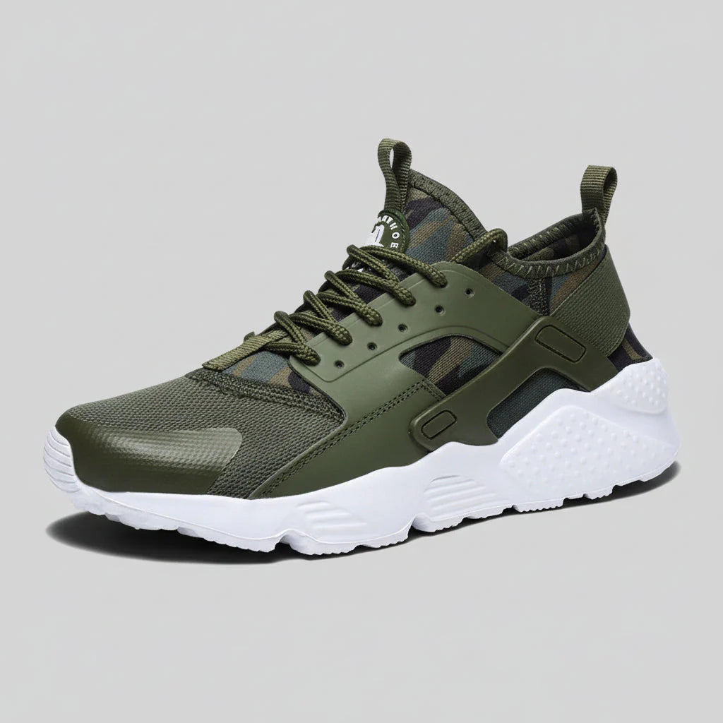Men'S Low Top Sneakers with Rounded Toe And
