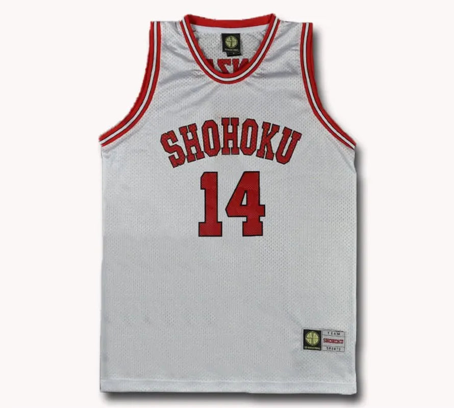 Slam Dunk Shohoku High School No.10 Hanamichi Sakuragi Cosplay Top Vest SD Basketball Jersey