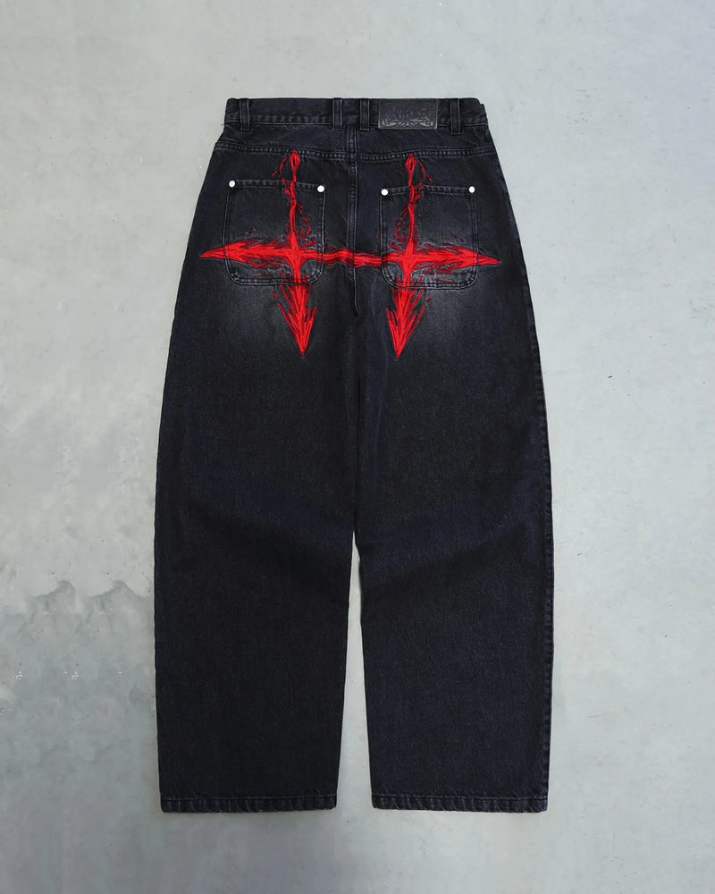 New Jujutsu Choso Blood Art Pants