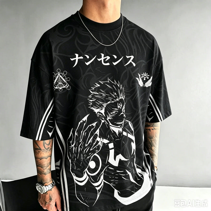 New Men Jujutsu Sukuna T-Shirt