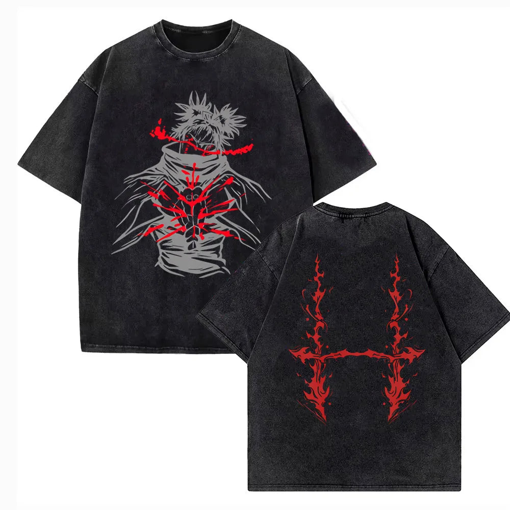 Vintage Washed Jujutsu CHOSO T Shirt