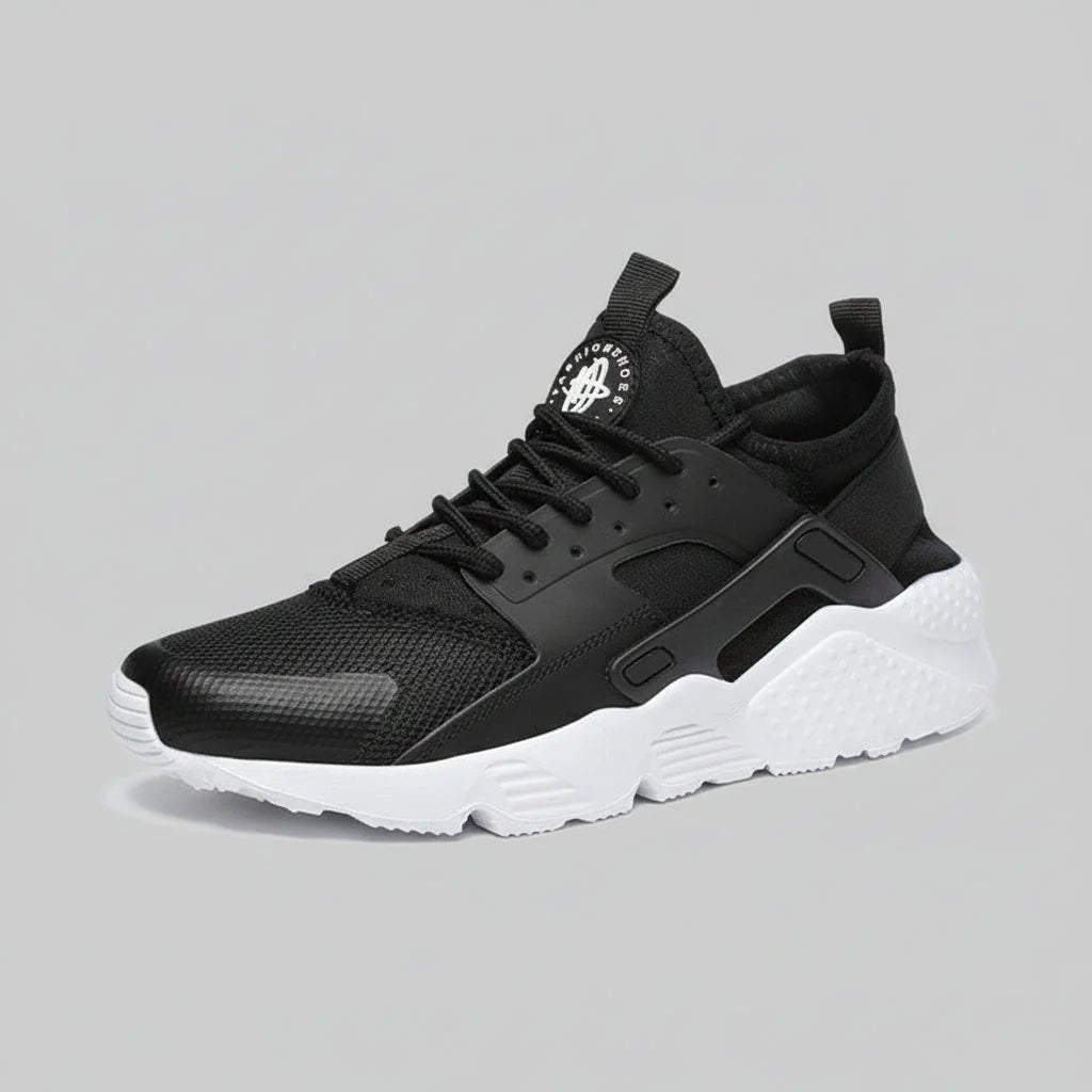 Men'S Low Top Sneakers with Rounded Toe And