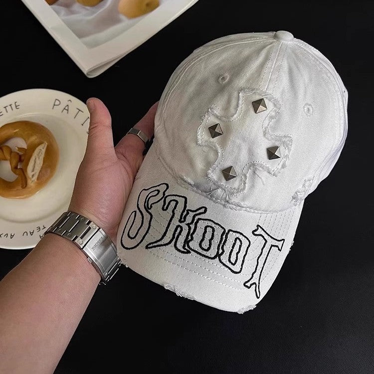 Baseball Cap With Korean-style Vintage